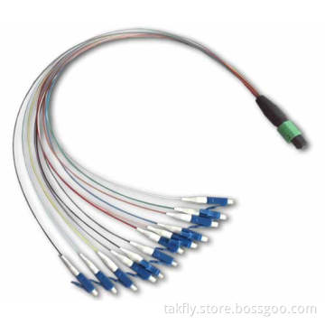 High Quality Factory Manufacturing 12 Cores Ribbon Fiber Optic Pigtail